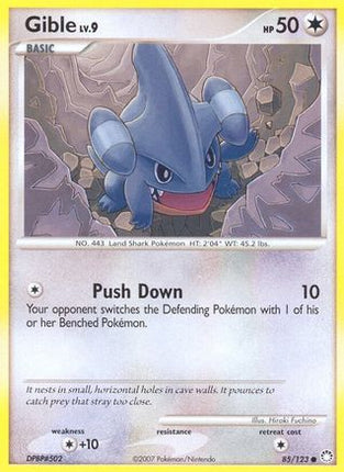 Gible - 85/123 [Mysterious Treasures] Reverse Holofoil