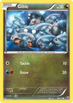 Gible - 94/106 [Legendary Treasures] Reverse Holofoil