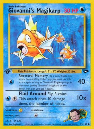 Giovanni's Magikarp - 73/132 [Gym Challenge] Unlimited