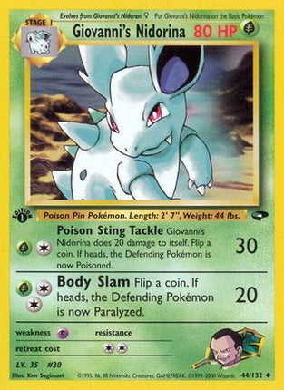 Giovanni's Nidorina - 44/132 [Gym Challenge] Unlimited