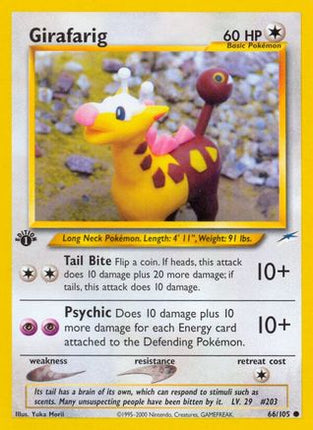 Girafarig - 66/105 [Neo Destiny] 1st Edition