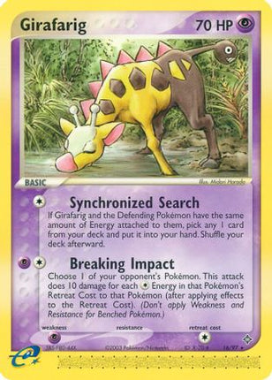 Girafarig - 16/97 [Dragon] Reverse Holofoil