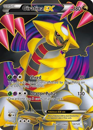 Giratina EX (124 Full Art) - 124/124 [Dragons Exalted] Holofoil