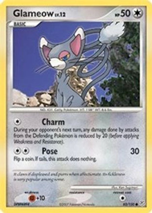 Glameow - 83/130 [Diamond and Pearl] Reverse Holofoil