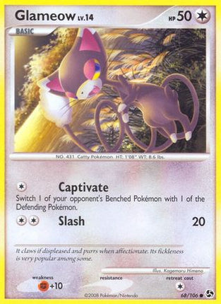 Glameow - 68/106 [Great Encounters] Reverse Holofoil