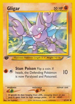 Gligar - 67/105 [Neo Destiny] 1st Edition