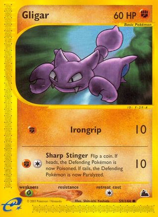 Gligar - 59/144 [Skyridge] Reverse Holofoil