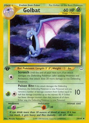 Golbat - 29/64 [Neo Revelation] 1st Edition