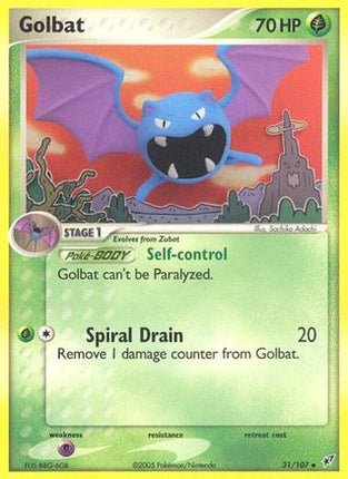 Golbat - 31/109 [Deoxys] Reverse Holofoil
