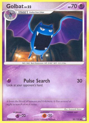 Golbat - 50/null [Mysterious Treasures] Reverse Holofoil