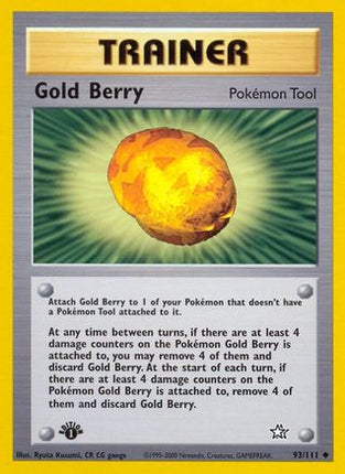 Gold Berry - 93/111 [Neo Genesis] 1st Edition