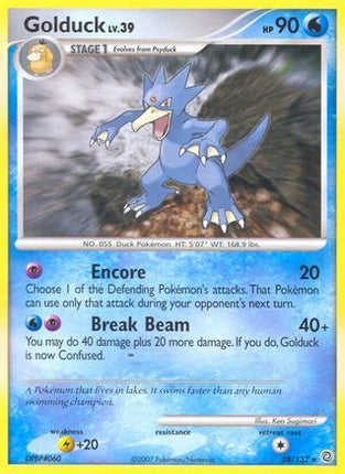 Golduck - 28/132 [Secret Wonders] Reverse Holofoil