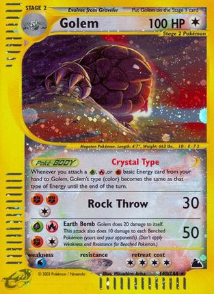 Golem - 148/144 [Skyridge] Holofoil