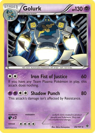 Golurk - 46/106 [Plasma Blast] Reverse Holofoil