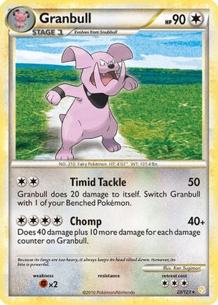 Granbull - 22/106 [HeartGold SoulSilver]