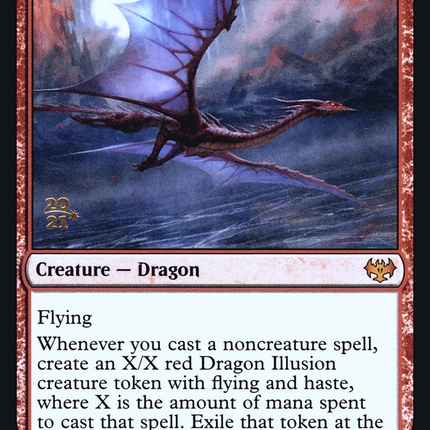 Manaform Hellkite [Innistrad: Crimson Vow Promos] Prerelease Foil