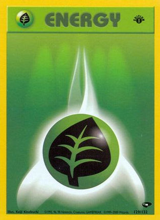 Grass Energy - 129/132 [Gym Challenge] 1st Edition