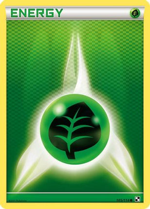 Grass Energy - 105/114 [Black and White] Reverse Holofoil