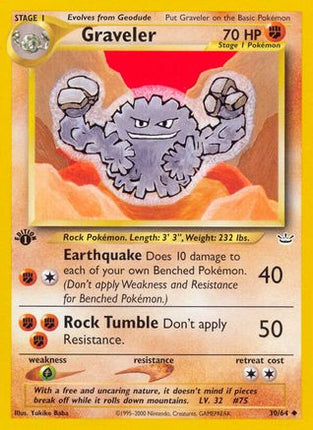 Graveler - 30/64 [Neo Revelation] 1st Edition