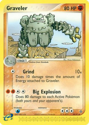 Graveler - 29/97 [Dragon] Reverse Holofoil