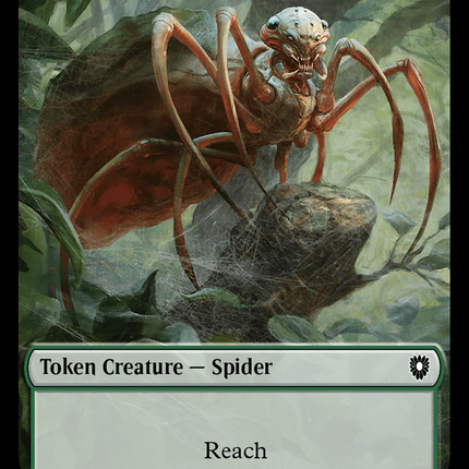 Spider [Bloomburrow Commander Tokens] Foil
