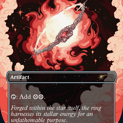 Sol Ring (Borderless) [Secret Lair Drop] Galaxy