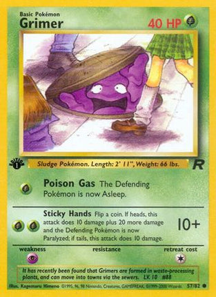Grimer - 57/82 [Team Rocket] Unlimited