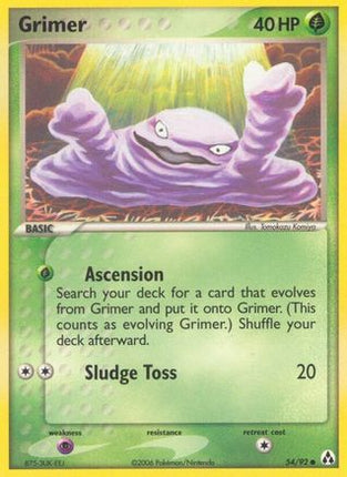 Grimer - 54/92 [Legend Maker] Reverse Holofoil