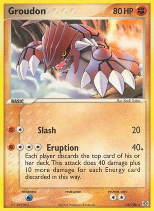 Groudon - 014/106 [Emerald] Reverse Holofoil
