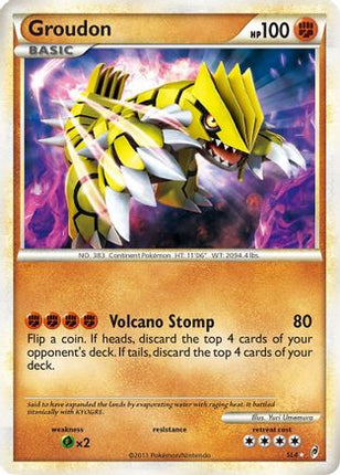 Groudon (Shiny) - SL4/95 [Call of Legends] Holofoil