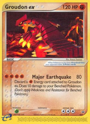Groudon ex - 002 (Nintendo Power Magazine) - null/null [Nintendo Promos] Holofoil