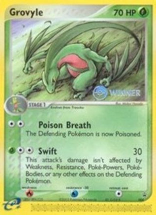Grovyle - 004 (e-League) [Winner] - null/null [Nintendo Promos]