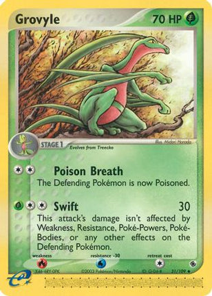 Grovyle - 31/109 [Ruby and Sapphire] Reverse Holofoil