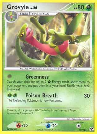 Grovyle - 40/106 [Great Encounters] Reverse Holofoil