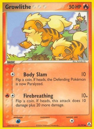 Growlithe - 55/92 [Legend Maker]