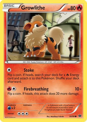 Growlithe (10) - 10/101 [Next Destinies] Reverse Holofoil