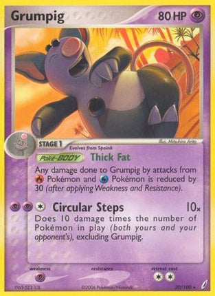 Grumpig - 20/100 [Crystal Guardians]