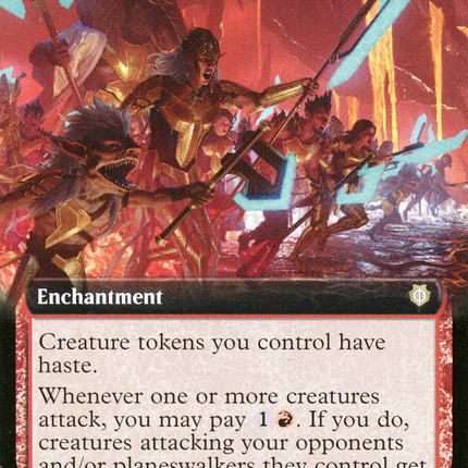 Roar of Resistance (Extended Art) [Phyrexia: All Will Be One Commander]