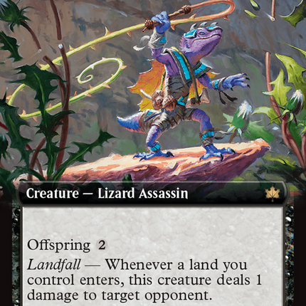 Iridescent Vinelasher (Extended Art) [Bloomburrow] Foil