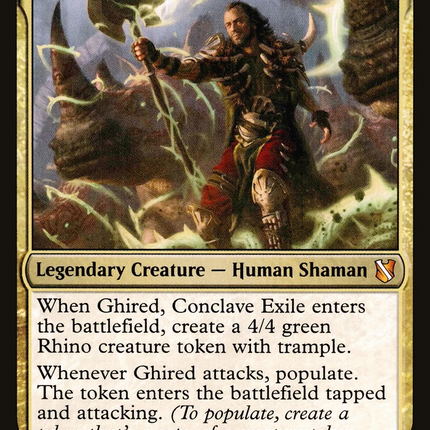 Ghired, Conclave Exile [The List]