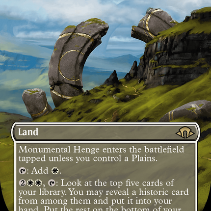 Monumental Henge (Borderless) [Modern Horizons 3] Foil