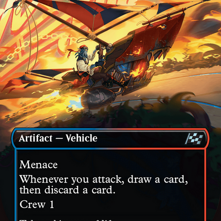 Boosted Sloop (Borderless) [Aetherdrift] Foil