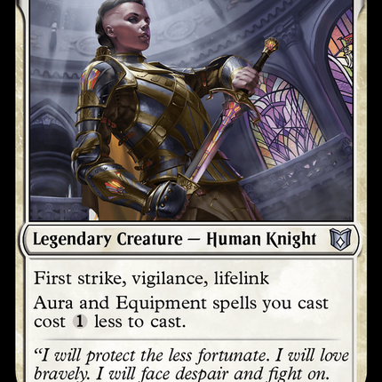 Danitha Capashen, Paragon [Wilds of Eldraine Commander]