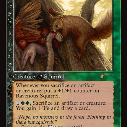 Ravenous Squirrel (Retro) [Wizards Play Network 2024] Foil
