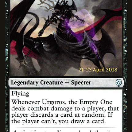 Urgoros, the Empty One [Dominaria Promos] Prerelease Foil