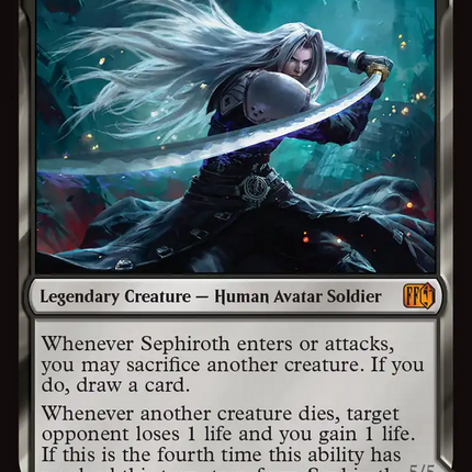 Sephiroth, Fabled SOLDIER // Sephiroth, One-Winged Angel [FINAL FANTASY] Foil