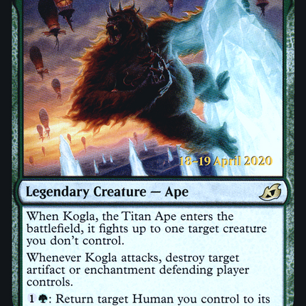 Kogla, the Titan Ape [Ikoria: Lair of Behemoths Promos] Prerelease Foil
