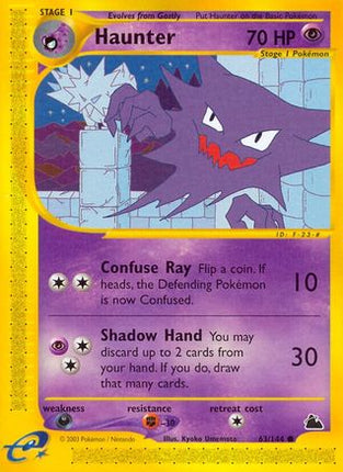 Haunter - 63/144 [Skyridge] Reverse Holofoil