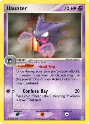 Haunter - 34/112 [FireRed & LeafGreen] Reverse Holofoil