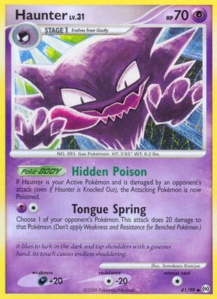Haunter (41) - 41/106 [Arceus] Reverse Holofoil
